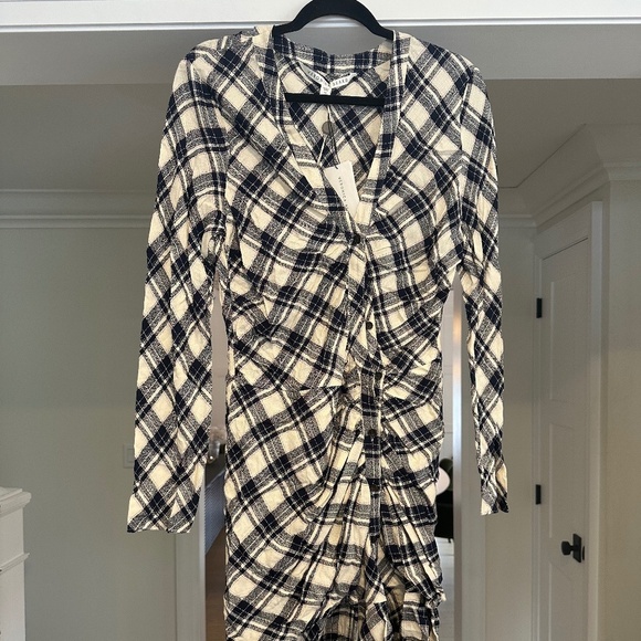 Veronica Beard Navy and Cream Rowe Dress - Size 12. NWT. - Picture 2 of 11